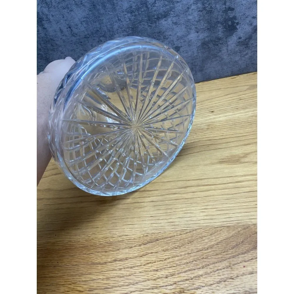 Vintage Large ‎ Waterford Crystal Ship Decanter With Stopper Beautiful (CHIPPED)